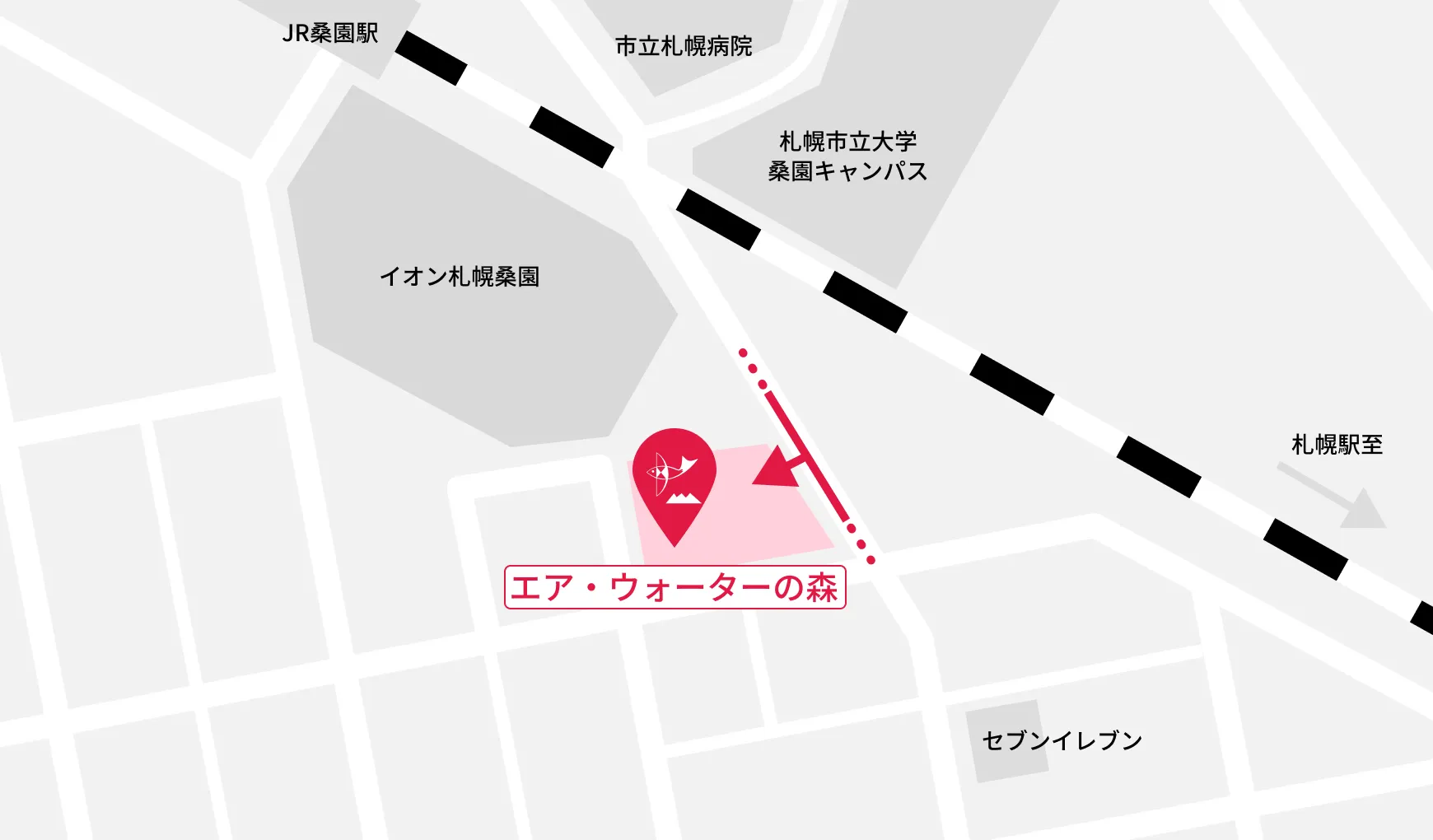 図:有料駐車場の場所